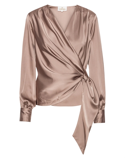 Ines Bluse - Semi Rich Tan - Karmamia Copenhagen